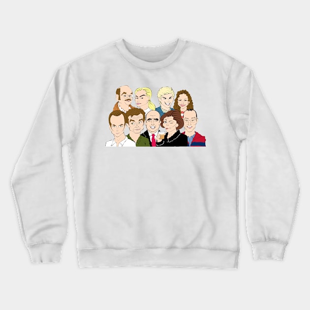 HILARIOUS TV SHOW!! Crewneck Sweatshirt by cartoonistguy